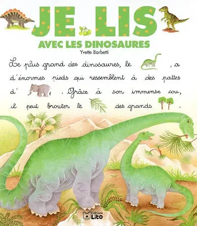 Je lis avec les dinosaures