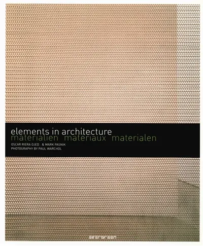 Materialien. Matériaux. Materialen