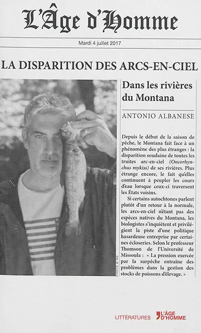 La disparition des arcs-en-ciel dans les rivières du Montana