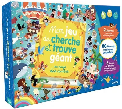 Mon jeu de cherche et trouve géant : au pays des contes