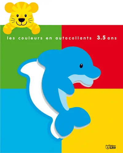 Le tigre : les couleurs en autocollants, 3-5 ans