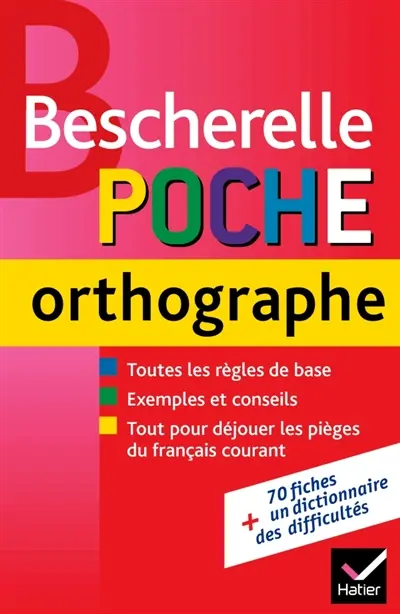 Bescherelle poche orthographe