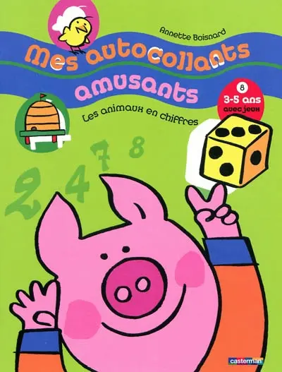 Les animaux en chiffres : 3-5 ans avec jeux
