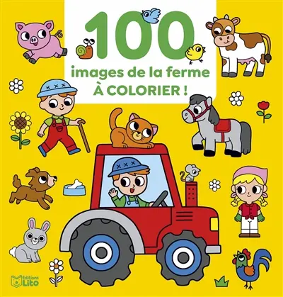 100 images de la ferme à colorier !