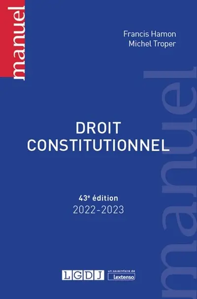Droit constitutionnel : 2022-2023