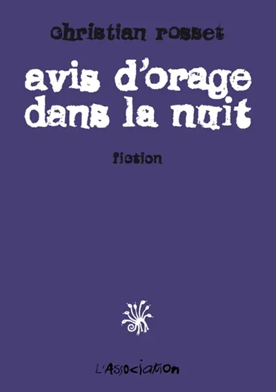 Avis d'orage dans la nuit : fiction