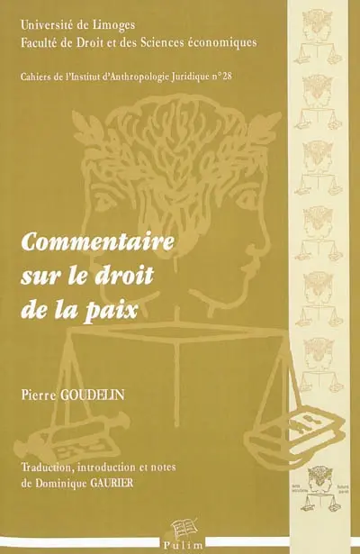 Commentaire sur le droit de la paix