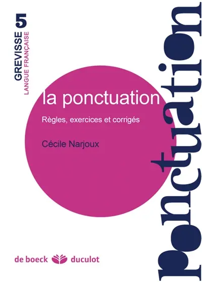 La ponctuation : règles, exercices et corrigés