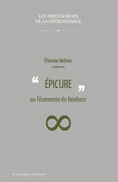 Epicure ou L'économie du bonheur