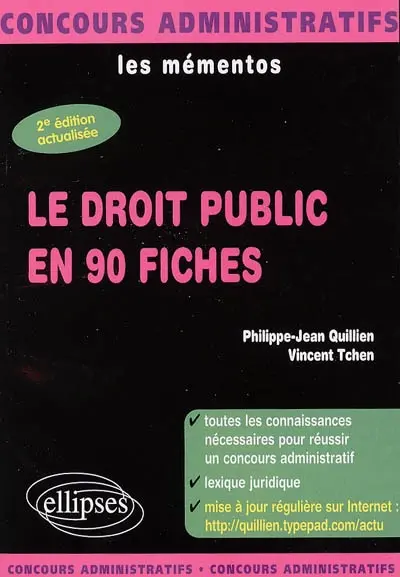 Le droit public en 90 fiches