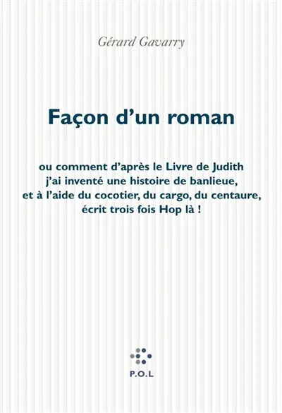Façon d'un roman