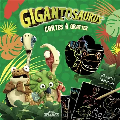 Gigantosaurus : cartes à gratter
