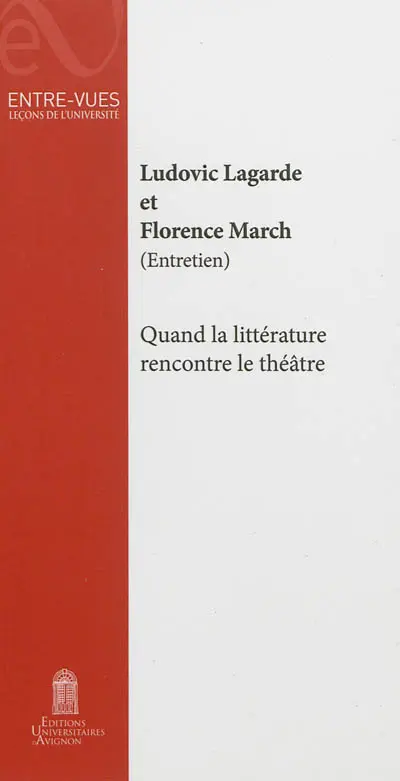 Quand la littérature rencontre le théâtre : entretien