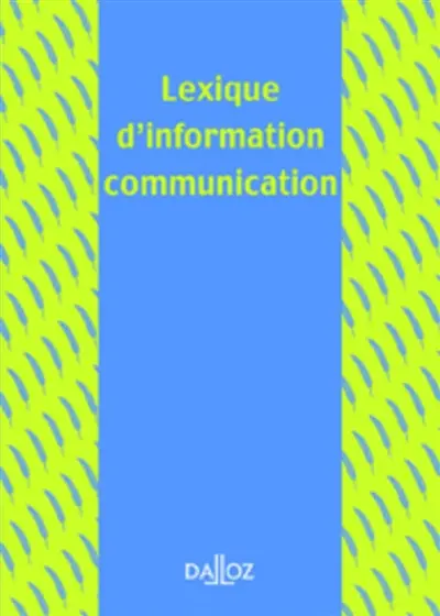 Lexique d'information communication