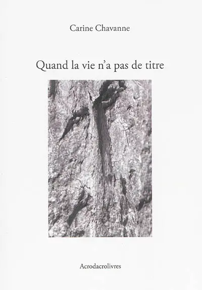 Quand la vie n'a pas de titre