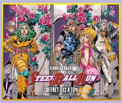 Steel ball run : Jojo's bizarre adventure : coffret T13 à T24
