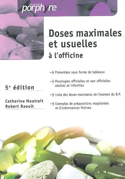 Doses maximales et usuelles à l'officine