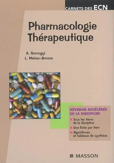 Pharmacologie, thérapeutique