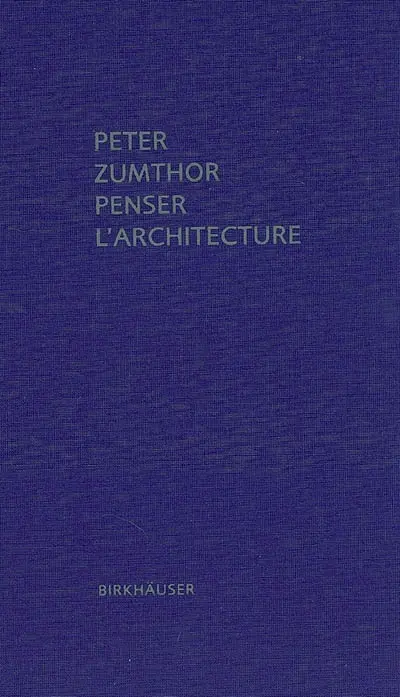 Penser l'architecture