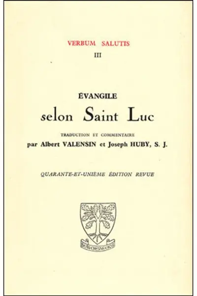 Evangile selon Saint Luc