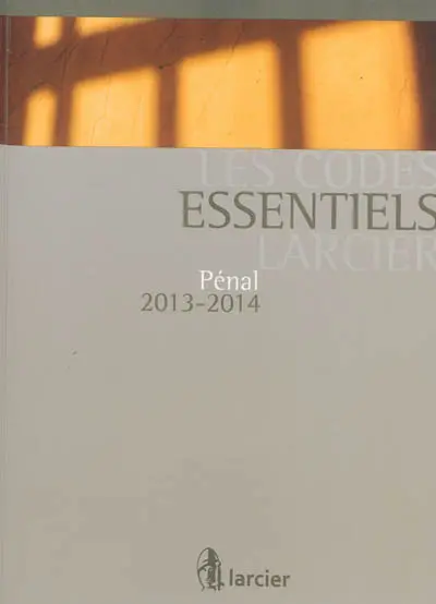 Pénal 2013-2014