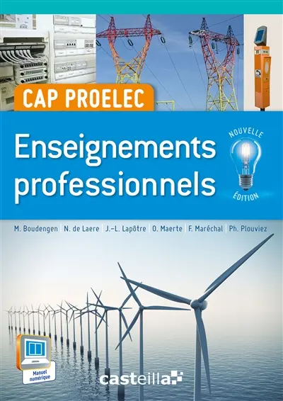 CAP Proelec : enseignements professionnels