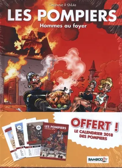 Les pompiers : pack tome 2 + calendrier