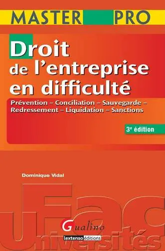 Droit de l'entreprise en difficulté