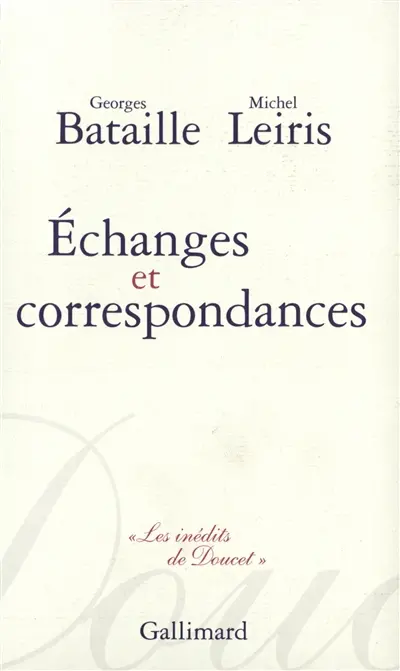 Echanges et correspondances