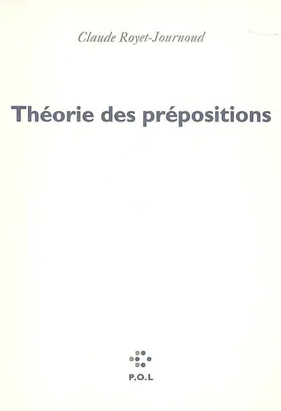 Théorie des prépositions