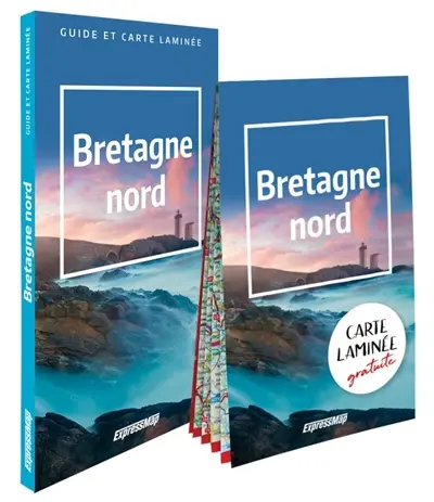 Bretagne Nord : guide et carte laminée