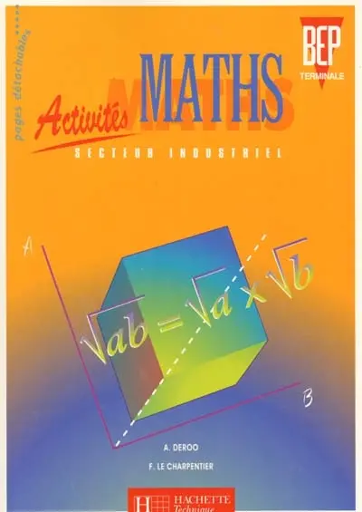 Activités maths, secteur industriel, BEP terminale