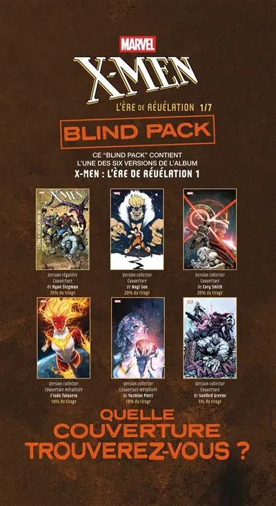 X-Men : l'ère de Révélation : blind pack. Vol. 1