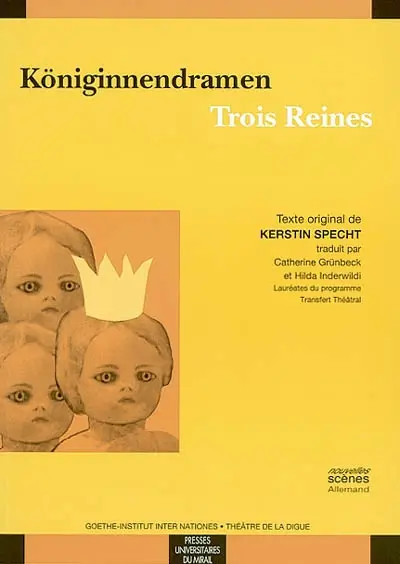 Königinnendramen : die Froschkönigin, Schneeköniginnen, die Herzkönigin. Trois reines : la reine-grenouille, reines des neiges, la reine de coeur