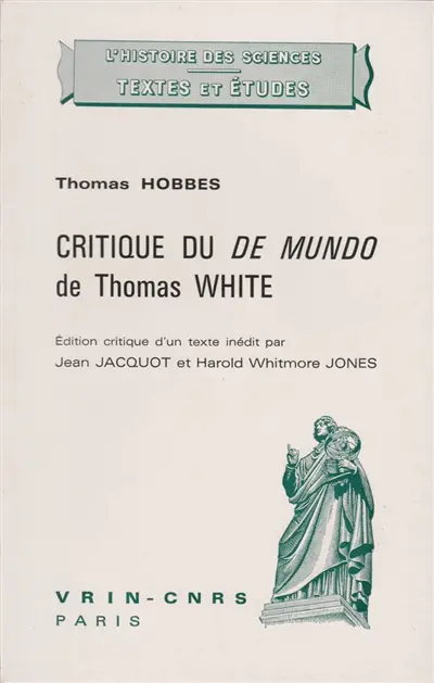 Critique du De Mundo de Thomas White