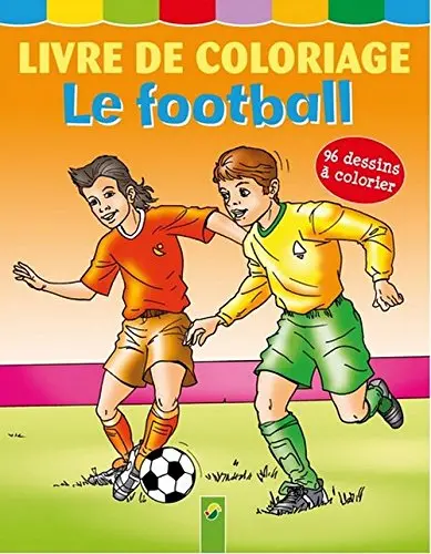 Livre de coloriage : le football