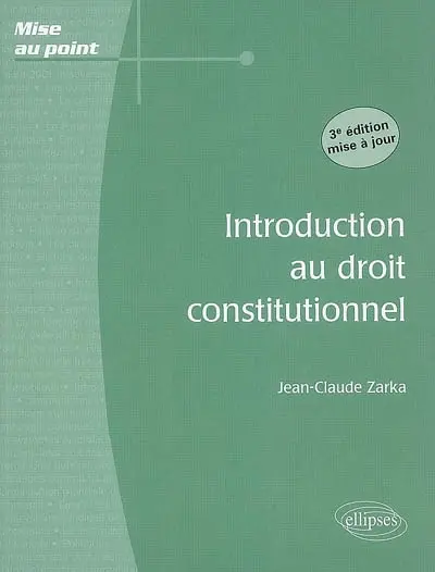 Introduction au droit constitutionnel