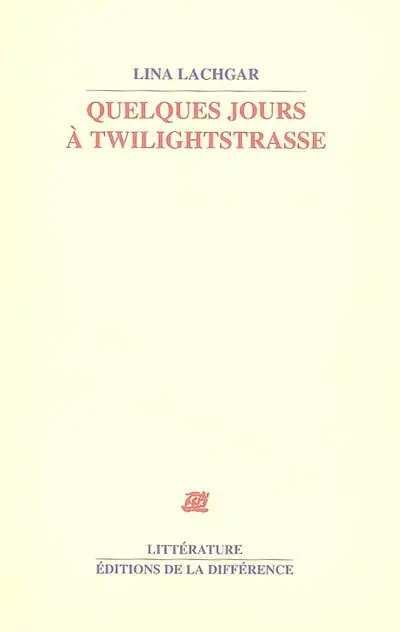 Quelques jours à Twilightstrasse