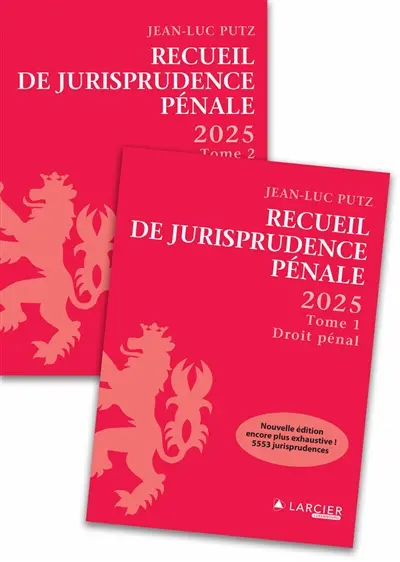 Recueil de jurisprudence pénale 2024