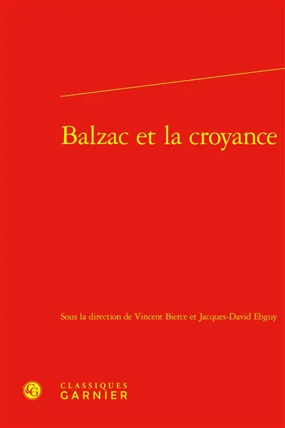Balzac et la croyance