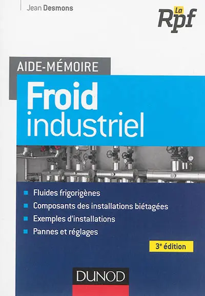 Froid industriel : aide-mémoire