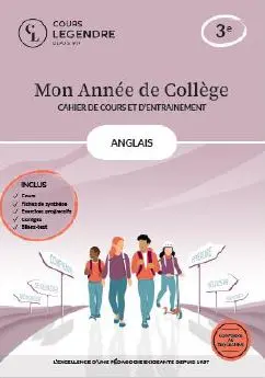 Mon année de collège : anglais 3e : cahier de cours et d'entraînement