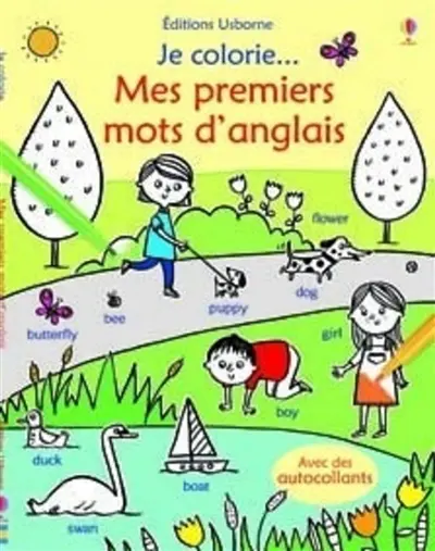 Je colorie... mes premiers mots d'anglais