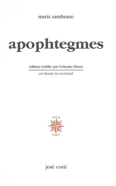 Apophtegmes