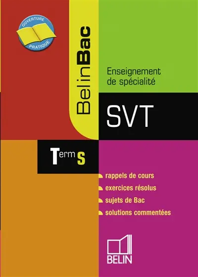 SVT terminale S, enseignement de spécialité : nouveau programme