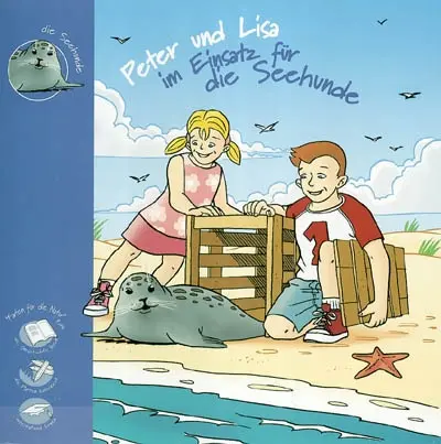 Peter und Lisa in einsatz für die seehunde