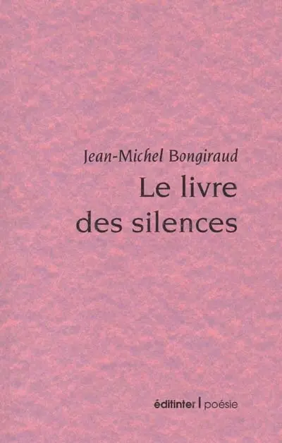 Le livre des silences