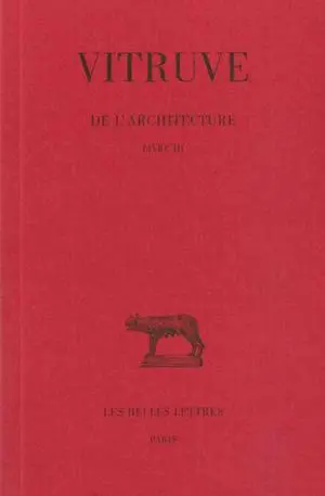 De l'architecture. Vol. 3. Livre III