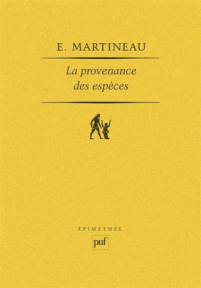 La Provenance des espèces : cinq méditations sur la libération de la liberté