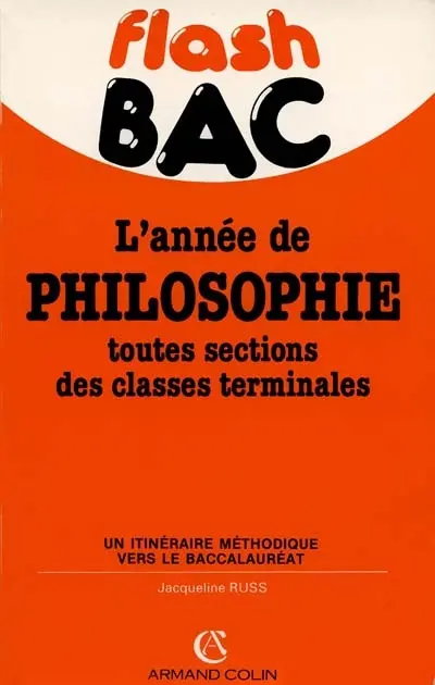 L'Année de la philosophie : toutes sections des classes terminales